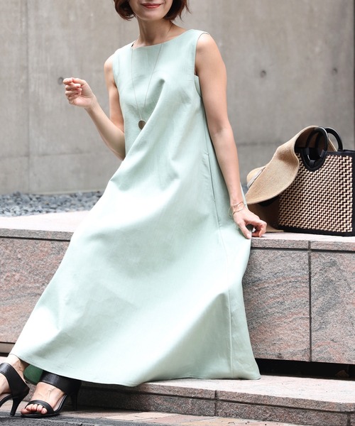 Ehre style（エーレスタイル）の「夏の大人贅沢ワンピース ロング丈