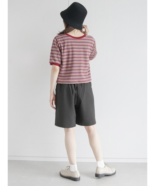 ehka sopo（エヘカソポ）の「ショートパンツ(セットアップ可)（その他パンツ・レディース・ベージュ/ブラウン/チャコール・ﾌﾘ-）」の16枚目の写真