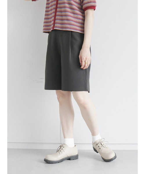 ehka sopo（エヘカソポ）の「ショートパンツ(セットアップ可)（その他パンツ・レディース・ベージュ/ブラウン/チャコール・ﾌﾘ-）」の18枚目の写真