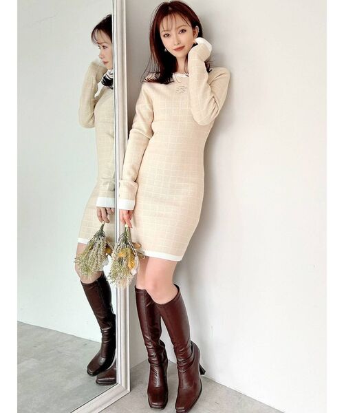 RESEXXY（リゼクシー）の「ストレッチスレンダーミドルブーツ（ブーツ・レディース・ブラック/ブラウン・SMALL/MEDIUM/LARGE）」の5枚目の写真