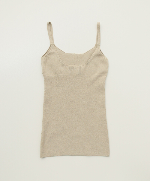 【NAKES /ネイクス】 BRA タンクトップ 15,400円 nakes/ネイクス】 knit bra tank（タンクトップ）｜EMILY WEEK