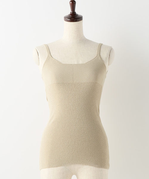 【NAKES /ネイクス】 BRA タンクトップ 15,400円 nakes/ネイクス】 knit bra tank（タンクトップ）｜EMILY WEEK