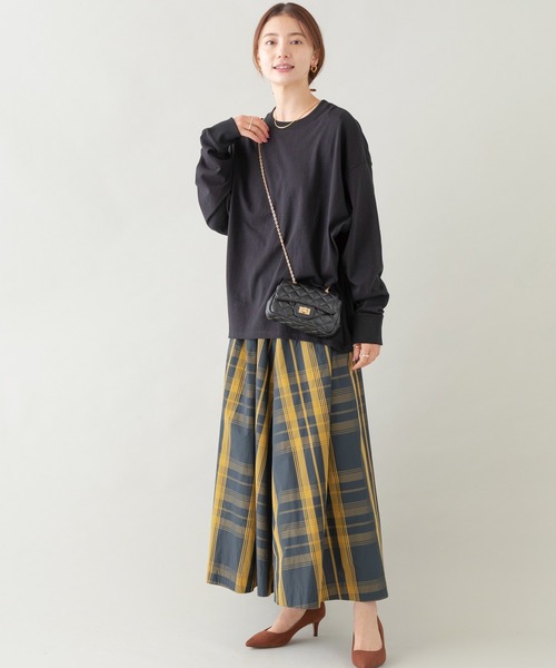 LAVEANGE（ラビアンジェ）の「バックタックプルオーバー（Tシャツ/カットソー・レディース・ブラック/ブラウン/アイボリー・LL/3L/4L/5L/M）」の22枚目の写真