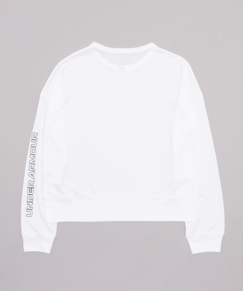 UNDER ARMOUR(アンダーアーマー)の「アンダーアーマー UNDER ARMOUR UA TECH GRAPHIC LONG SLEEVE(Tシャツ/カットソー・レディース・ホワイト/ブラック・M/S/L)」の3枚目の写真
