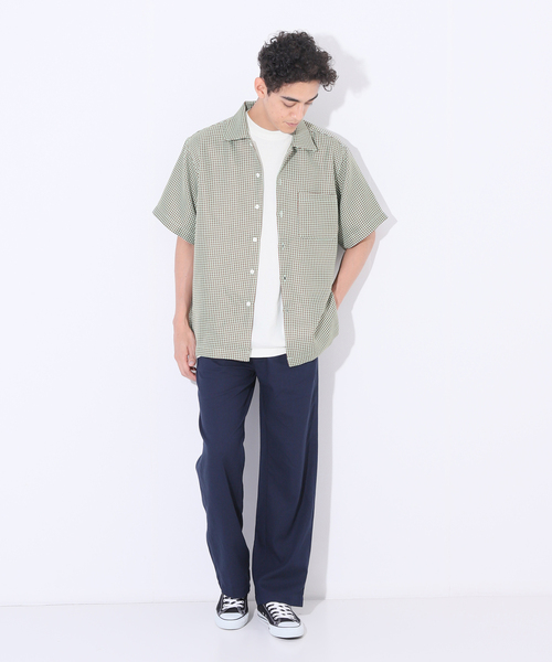 Oriens JOURNAL STANDARD(オリエンス ジャーナルスタンダード)の「Woven Check SH / ウーブンチェックシャツ(シャツ/ブラウス・メンズ・ピンク/グリーン/ブルー系その他・MEDIUM/LARGE)」の4枚目の写真
