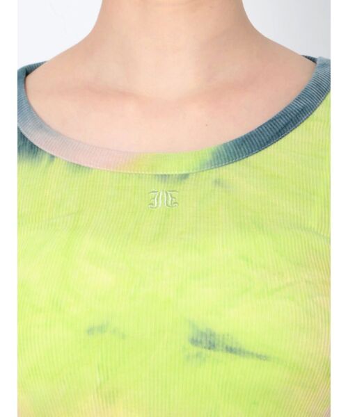 jouetie(ジュエティ)の「Uネックフィットトップス(Tシャツ/カットソー・レディース・ブルー/ブラック/その他1/パープル/オフホワイト/レッド・MEDIUM)」の9枚目の写真