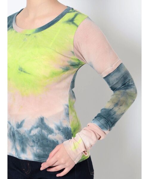 jouetie(ジュエティ)の「Uネックフィットトップス(Tシャツ/カットソー・レディース・ブルー/ブラック/その他1/パープル/オフホワイト/レッド・MEDIUM)」の10枚目の写真