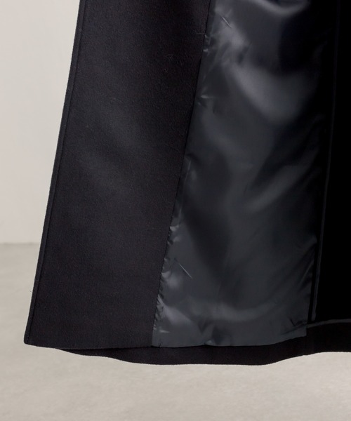 COLLAGE GALLARDAGALANTE(コラージュガリャルダガランテ)の「スタイリングの格上げ/ウールトレンチコート(トレンチコート・レディース・ネイビー/ブラウン・FREE)」の19枚目の写真