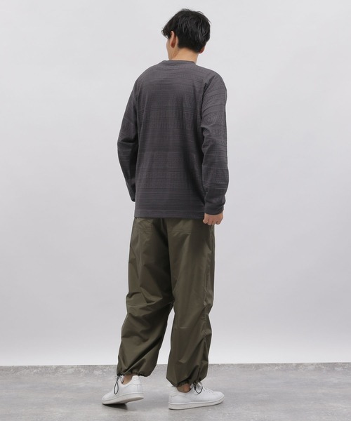 LAKOLE(ラコレ)の「TCジャカードロングTシャツ / 134893(Tシャツ/カットソー・メンズ・ホワイト/ネイビー/チャコール・X-LARGE/MEDIUM/LARGE)」の17枚目の写真