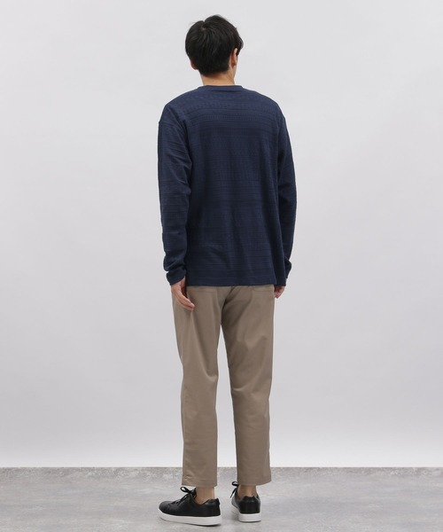 LAKOLE(ラコレ)の「TCジャカードロングTシャツ / 134893(Tシャツ/カットソー・メンズ・ホワイト/ネイビー/チャコール・X-LARGE/MEDIUM/LARGE)」の11枚目の写真