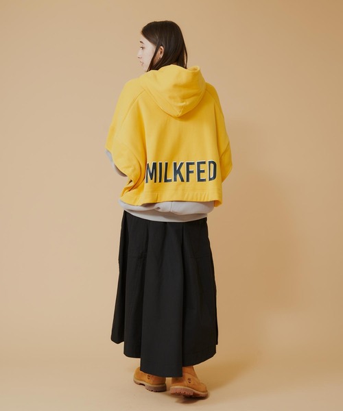 MILKFED.(ミルクフェド)の「TWILL FLARE SKIRT(スカート・レディース・ブラック/ベージュ・S/M)」の14枚目の写真
