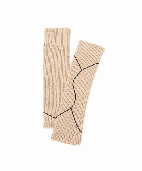 CONTROL FREAK / CTFK（コントロールフリーク）の「CONTROL FREAK(コントロールフリーク)ラインリブニットアームウォーマー（アームカバー・レディース・アイボリー/グレー/キャメル/ブラック/モスグリーン・FREE）」の13枚目の写真