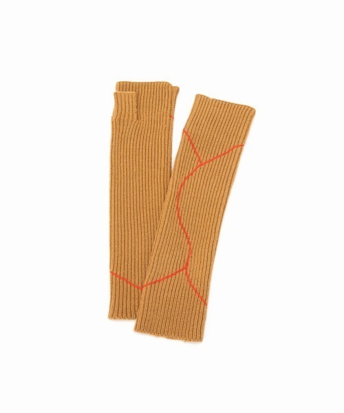 CONTROL FREAK / CTFK（コントロールフリーク）の「CONTROL FREAK(コントロールフリーク)ラインリブニットアームウォーマー（アームカバー・レディース・アイボリー/グレー/キャメル/ブラック/モスグリーン・FREE）」の16枚目の写真