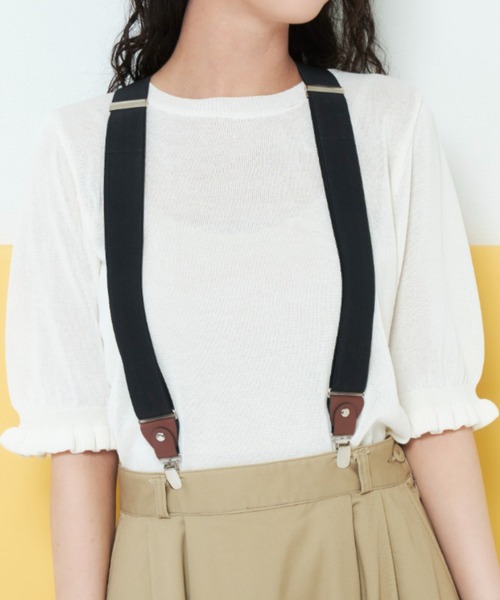 MERLOT（メルロー）の「クラシカルサスペンダー（サスペンダー・レディース・レッド/ベージュ/ブラック/ブラウン・FREE）」の21枚目の写真