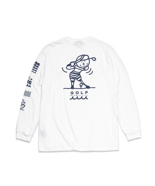 muta marine（ムータ・マリン）の「TEE SHOT ロングスリーブTシャツ（Tシャツ/カットソー・メンズ・ホワイト/ブラック/ネイビー・0/4/6/5/7/ 8）」の4枚目の写真