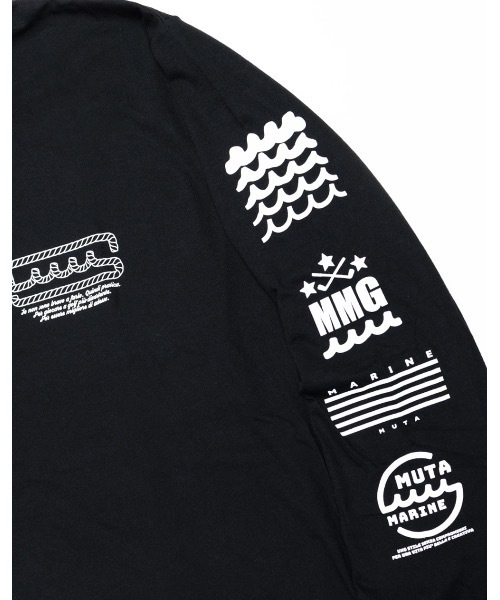 muta marine（ムータ・マリン）の「TEE SHOT ロングスリーブTシャツ（Tシャツ/カットソー・メンズ・ホワイト/ブラック/ネイビー・0/4/6/5/7/ 8）」の8枚目の写真