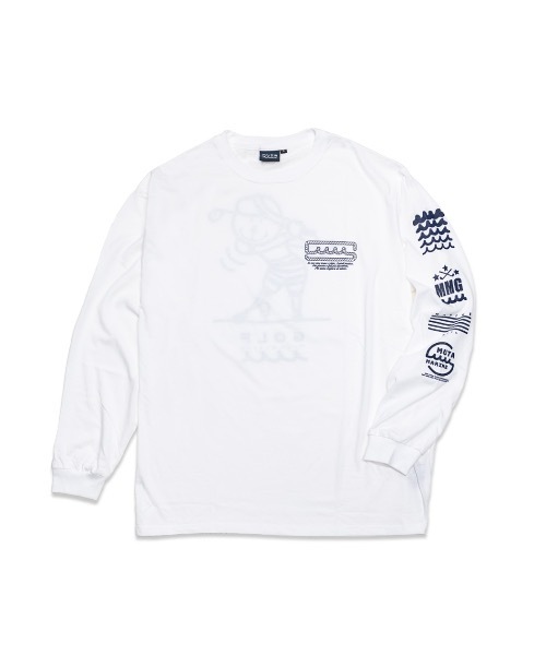 muta marine（ムータ・マリン）の「TEE SHOT ロングスリーブTシャツ（Tシャツ/カットソー・メンズ・ホワイト/ブラック/ネイビー・0/4/6/5/7/ 8）」の14枚目の写真