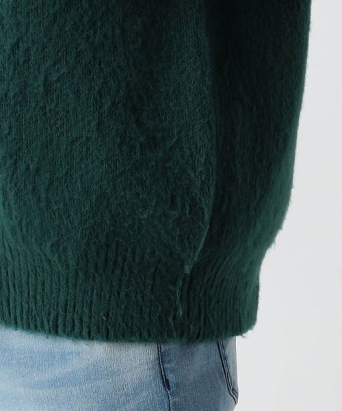 Grand PARK（グランドパーク）の「シャギーニットクルーネック（ニット/セーター・メンズ・ベージュ/グリーン/ブルー/グレー・LARGE/MEDIUM）」の12枚目の写真