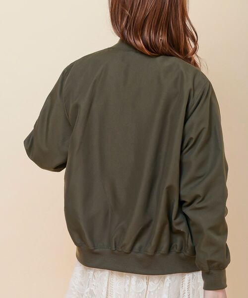 rps（アールピーエス）の「ピーチ起毛ＭＡ－１（MA-1・レディース・ブラック/カーキ/ピンク/モカ・フリー）」の18枚目の写真