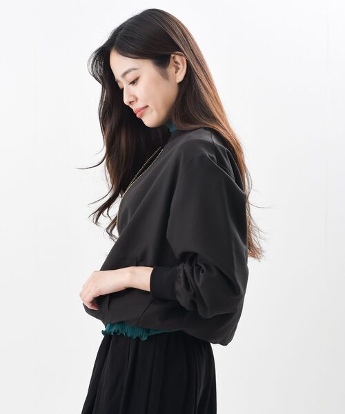 rps（アールピーエス）の「ピーチ起毛ＭＡ－１（MA-1・レディース・ブラック/カーキ/ピンク/モカ・フリー）」の7枚目の写真