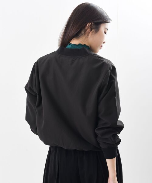 rps（アールピーエス）の「ピーチ起毛ＭＡ－１（MA-1・レディース・ブラック/カーキ/ピンク/モカ・フリー）」の11枚目の写真