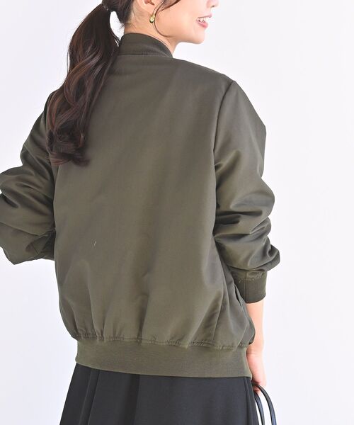 rps（アールピーエス）の「ピーチ起毛ＭＡ－１（MA-1・レディース・ブラック/カーキ/ピンク/モカ・フリー）」の19枚目の写真