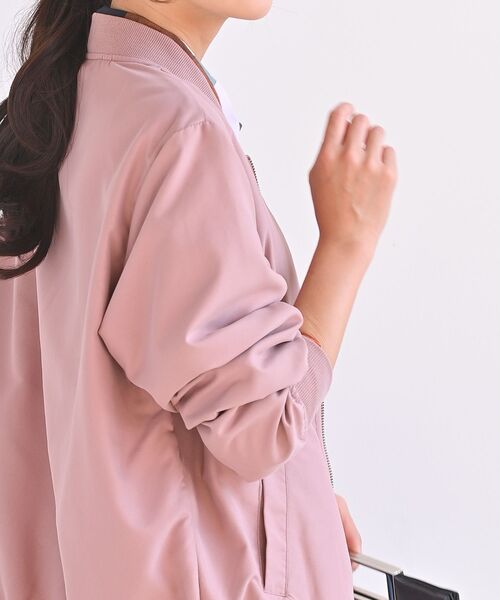 rps（アールピーエス）の「ピーチ起毛ＭＡ－１（MA-1・レディース・ブラック/カーキ/ピンク/モカ・フリー）」の12枚目の写真