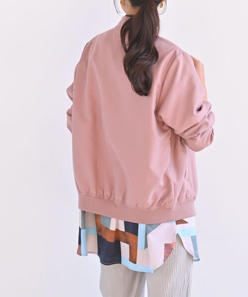 rps（アールピーエス）の「ピーチ起毛ＭＡ－１（MA-1・レディース・ブラック/カーキ/ピンク/モカ・フリー）」の20枚目の写真