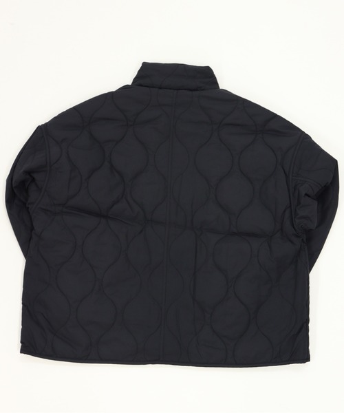 GIORDANO（ジョルダーノ）の「[ GIORDANO ]スタンドカラーキルティングジャケット（ダウンジャケット/コート・レディース・ブラック/ホワイト/グリーン・MEDIUM/LARGE）」の4枚目の写真