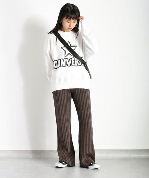 cepo(セポ)の「ヘリンボンジャガードニットパンツ セットアップ可能(その他パンツ・レディース・ブラック/ネイビー・M)」の20枚目の写真