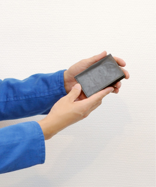 Otias（オティアス）の「Otias オティアス / オイルカウレザーカードケース（札入れ/マネークリップ・メンズ・オレンジ/ブラック/ブルー/ネイビー・FREE）」の10枚目の写真