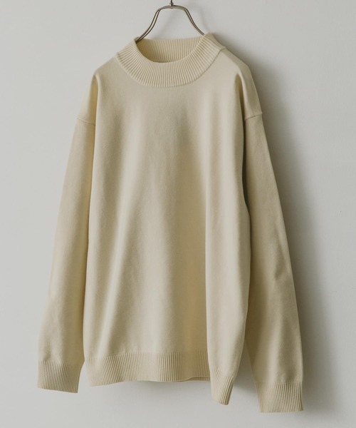 URBAN RESEARCH DOORS(アーバンリサーチドアーズ)の「ハイゲージモックネックニット(ニット/セーター・メンズ・モカ/グリーン/ブルー/ブラック/ホワイト系その他・LARGE/MEDIUM/X-LARGE)」の2枚目の写真