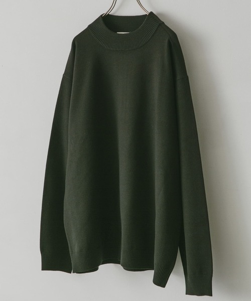 URBAN RESEARCH DOORS(アーバンリサーチドアーズ)の「ハイゲージモックネックニット(ニット/セーター・メンズ・モカ/グリーン/ブルー/ブラック/ホワイト系その他・LARGE/MEDIUM/X-LARGE)」の3枚目の写真