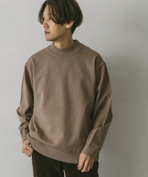 URBAN RESEARCH DOORS(アーバンリサーチドアーズ)の「ハイゲージモックネックニット(ニット/セーター・メンズ・モカ/グリーン/ブルー/ブラック/ホワイト系その他・LARGE/MEDIUM/X-LARGE)」の16枚目の写真