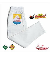 COOKMAN CHEF FLYPANTS「WHITE」/ WHITE