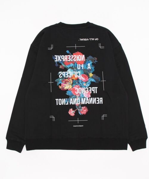 A4A（エーフォーエー）の「A4A/エーフォーエー/EXPRESSION クルーネックスウェット（スウェット・メンズ・ブラック/ホワイト・F）」の3枚目の写真