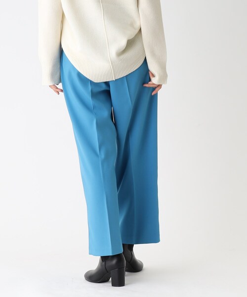 OPAQUE.CLIP（オペークドットクリップ）の「◆ダブルクロス ベルテッドワイドパンツ（その他パンツ・レディース・ライトグレー/ブルー/ブラック・40/38/36/34/42）」の14枚目の写真