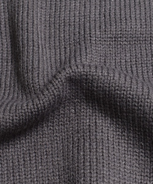 THE HITSS（ヒッツ）の「【THE HITSS】オーバーサイズ アクリルバルキー ダメージ モックネック ニットプルオーバー（ニット/セーター・メンズ・チャコール/モカ/オフホワイト/サックスブルー・M/L）」の17枚目の写真