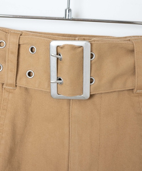 WEGO（ウィゴー）の「WEGO/ベルト付きミニスカパン（スカート・レディース・ブラック/ベージュ・FREE）」の12枚目の写真