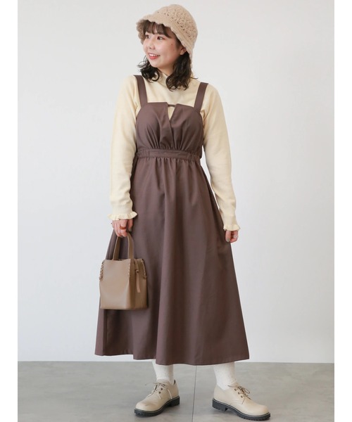 ehka sopo（エヘカソポ）の「フリルニット（ニット/セーター・レディース・ブラック/ミント/キナリ・ﾌﾘ-）」の7枚目の写真