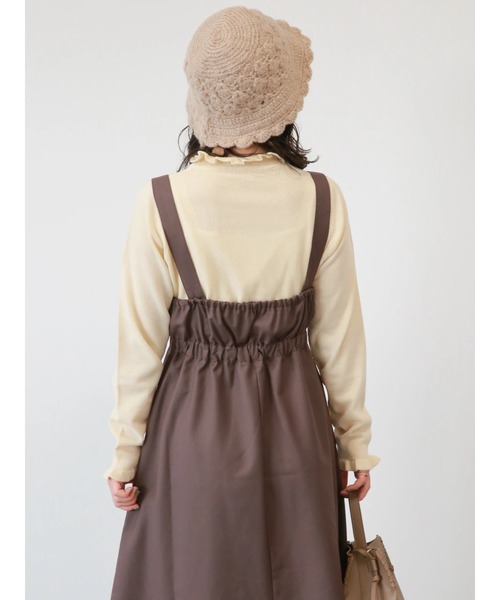 ehka sopo（エヘカソポ）の「フリルニット（ニット/セーター・レディース・ブラック/ミント/キナリ・ﾌﾘ-）」の14枚目の写真