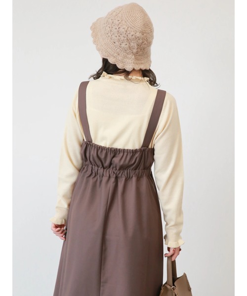 ehka sopo（エヘカソポ）の「フリルニット（ニット/セーター・レディース・ブラック/ミント/キナリ・ﾌﾘ-）」の15枚目の写真