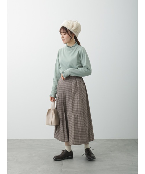 ehka sopo（エヘカソポ）の「フリルニット（ニット/セーター・レディース・ブラック/ミント/キナリ・ﾌﾘ-）」の18枚目の写真