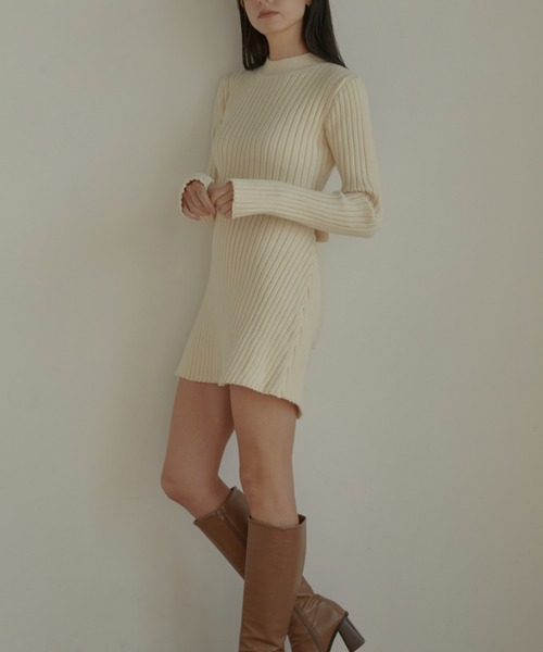 Back open mini ワンピース　　AYCM Back open mini ワンピース AYCM ACYM ONLINE SHOP