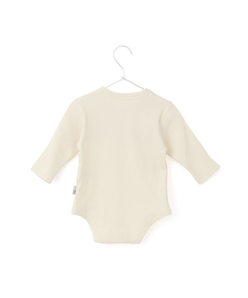 MAKE YOUR DAY（メイクユアデイ）の「テレコリブロンパス（ロンパース・キッズ・モカ/ピンク/オフホワイト/オリーブ・80/70）」の9枚目の写真