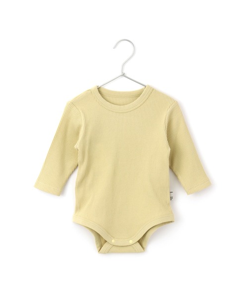 MAKE YOUR DAY（メイクユアデイ）の「テレコリブロンパス（ロンパース・キッズ・モカ/ピンク/オフホワイト/オリーブ・80/70）」の19枚目の写真