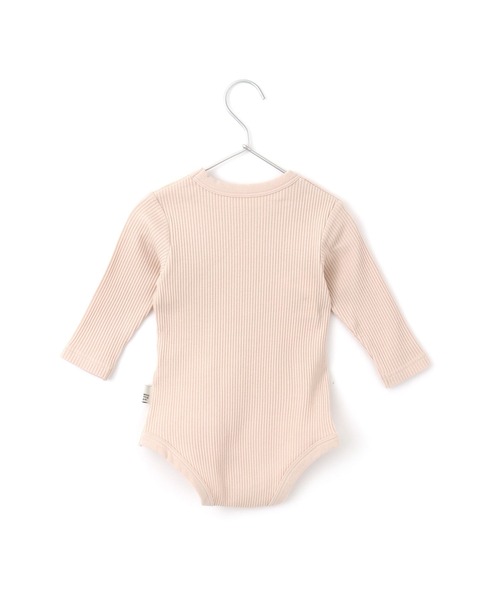 MAKE YOUR DAY（メイクユアデイ）の「テレコリブロンパス（ロンパース・キッズ・モカ/ピンク/オフホワイト/オリーブ・80/70）」の14枚目の写真