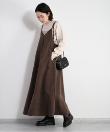 cepo | スウェードライクキャミワンピース(ワンピース)