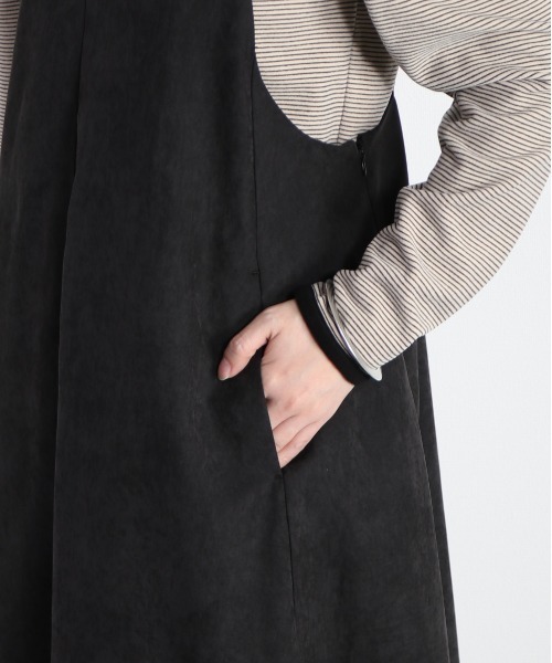 cepo(セポ)の「スウェードライクキャミワンピース(ワンピース・レディース・ブラウン/ベージュ/ブラック・M)」の20枚目の写真