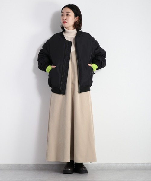 cepo(セポ)の「スウェードライクキャミワンピース(ワンピース・レディース・ブラウン/ベージュ/ブラック・M)」の12枚目の写真